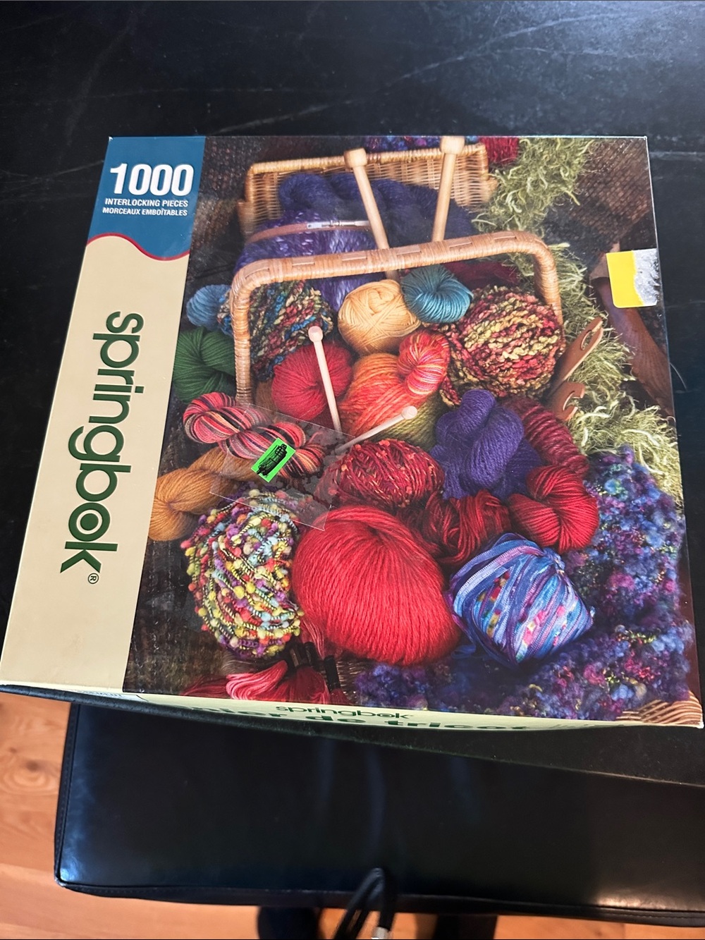 Springbok 1000-Piece Yarn Basket Puzzle - Multicolor